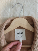 Aerie Oversized Waffle Shirt Jacket (XS)