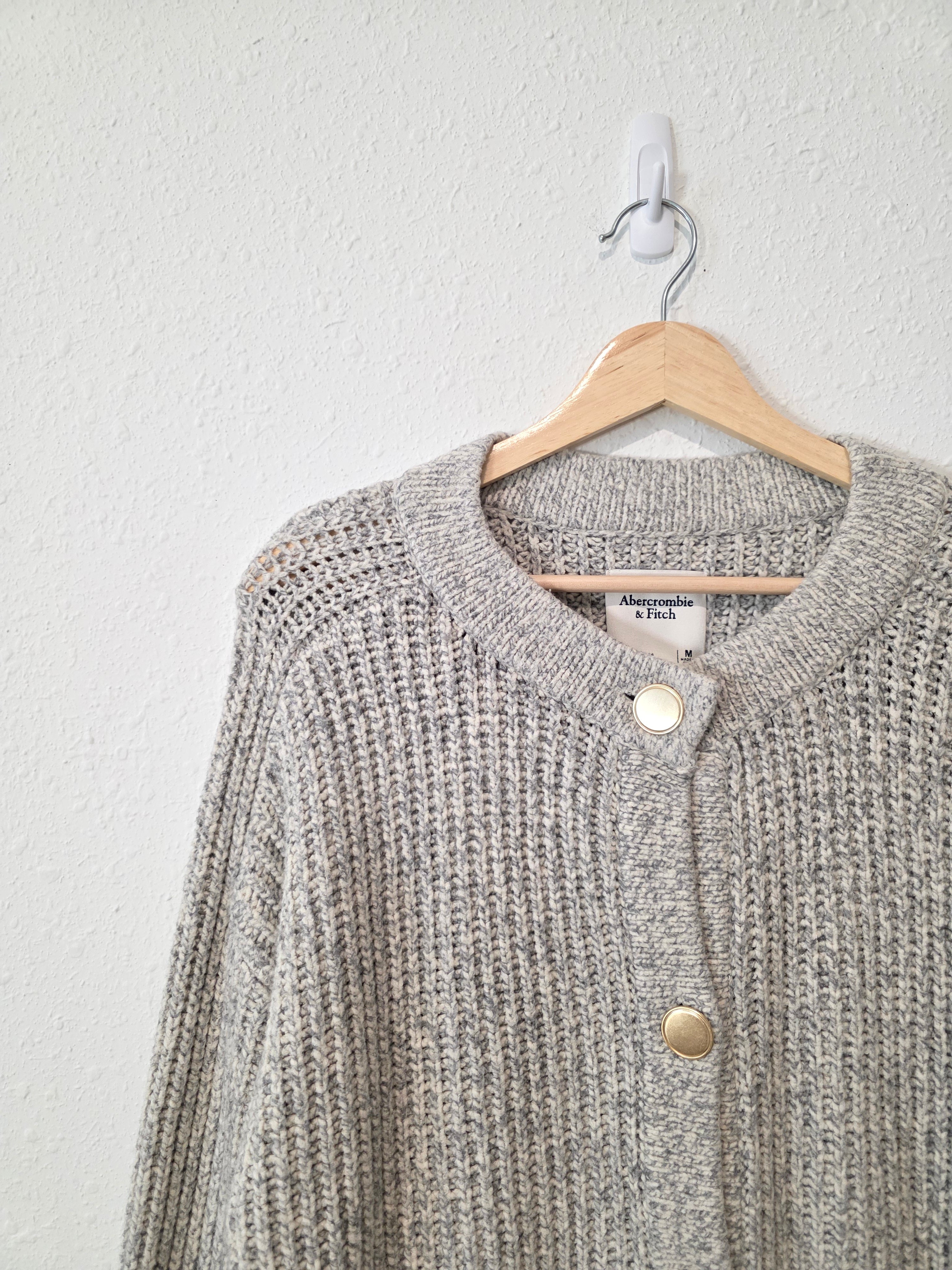 Abercrombie Chunky Cardigan Sweater (M)