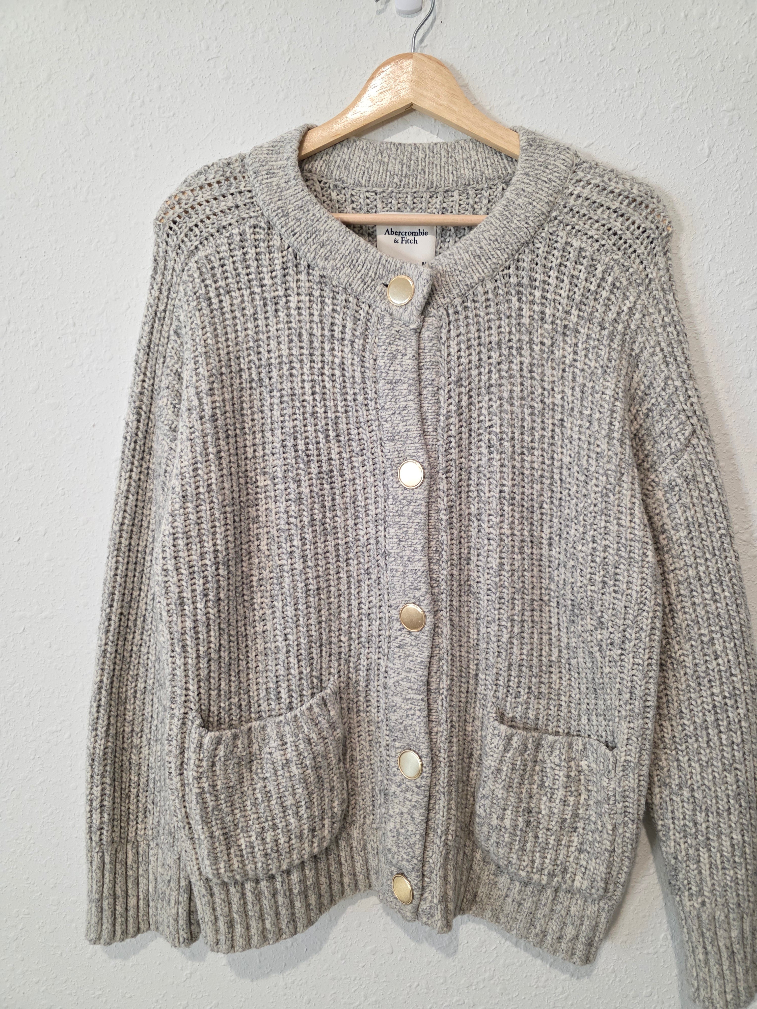 Abercrombie Chunky Cardigan Sweater (M)