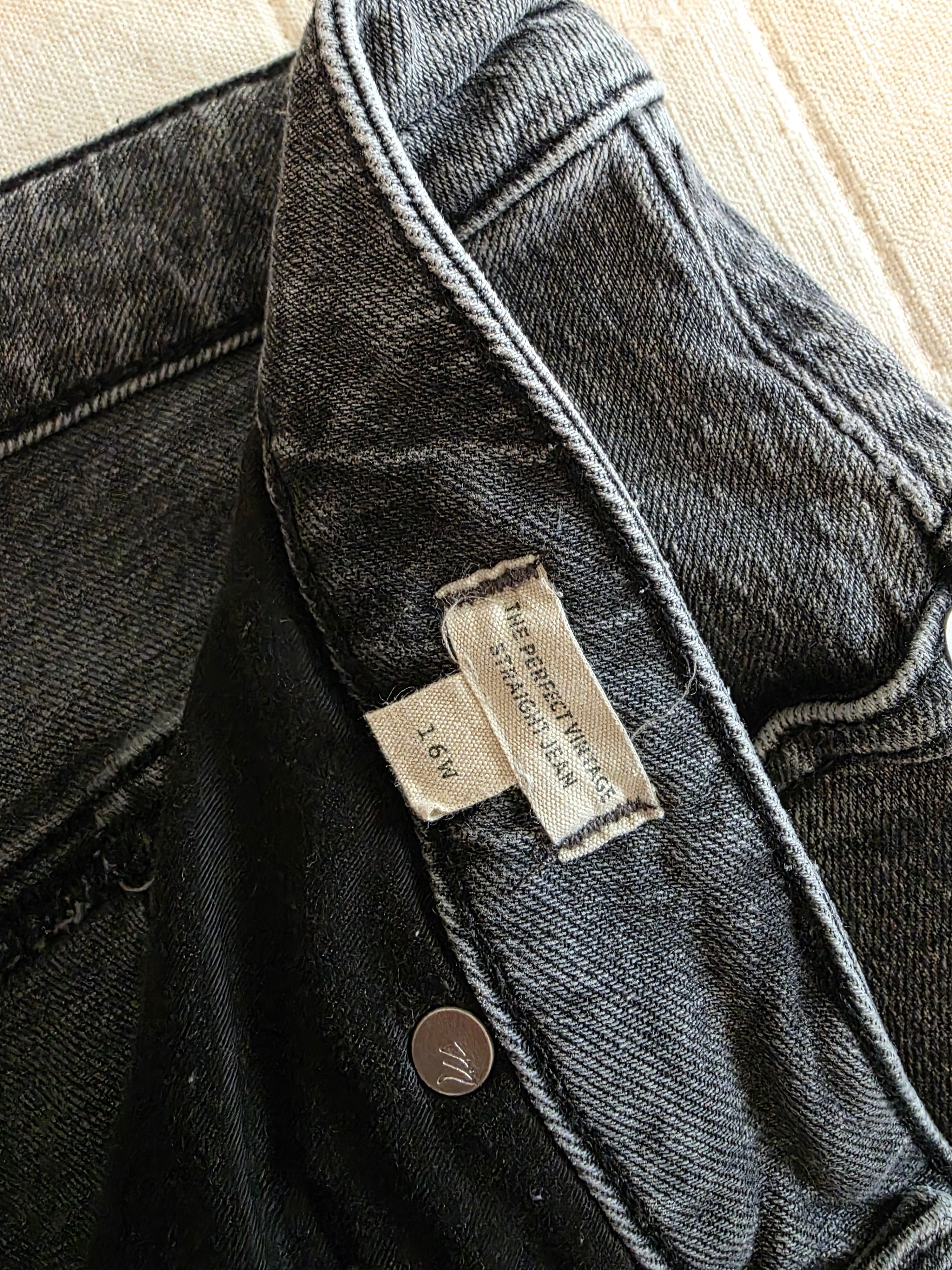 Madewell Perfect Vintage Straight Jeans (16W)
