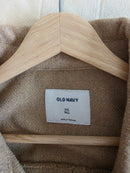 Camel Button Up Shirt Jacket (XXL tall)