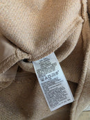 Camel Button Up Shirt Jacket (XXL tall)