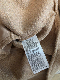 Camel Button Up Shirt Jacket (XXL tall)