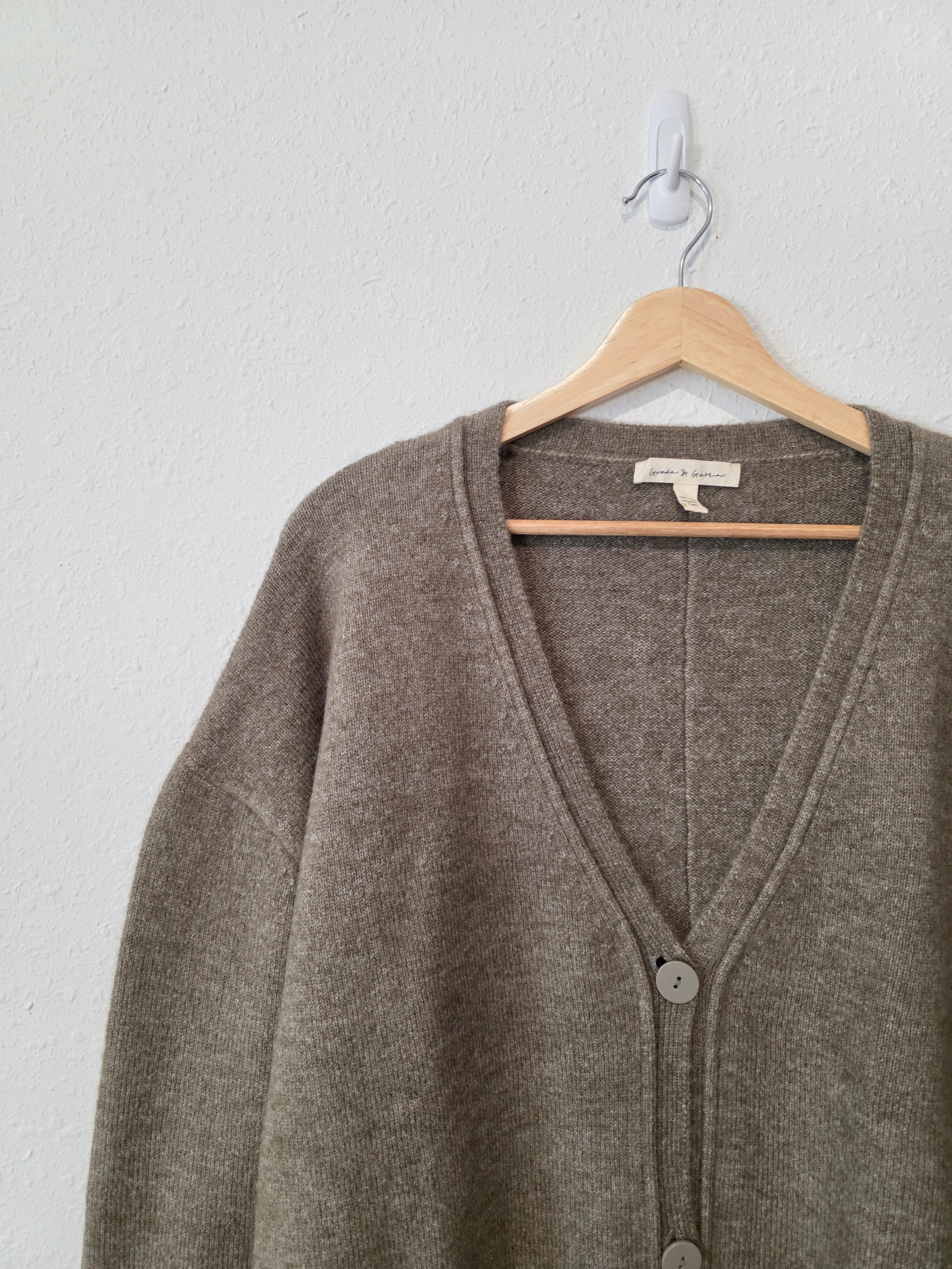Grade & Gather Oversized Boxy Cardigan (L)