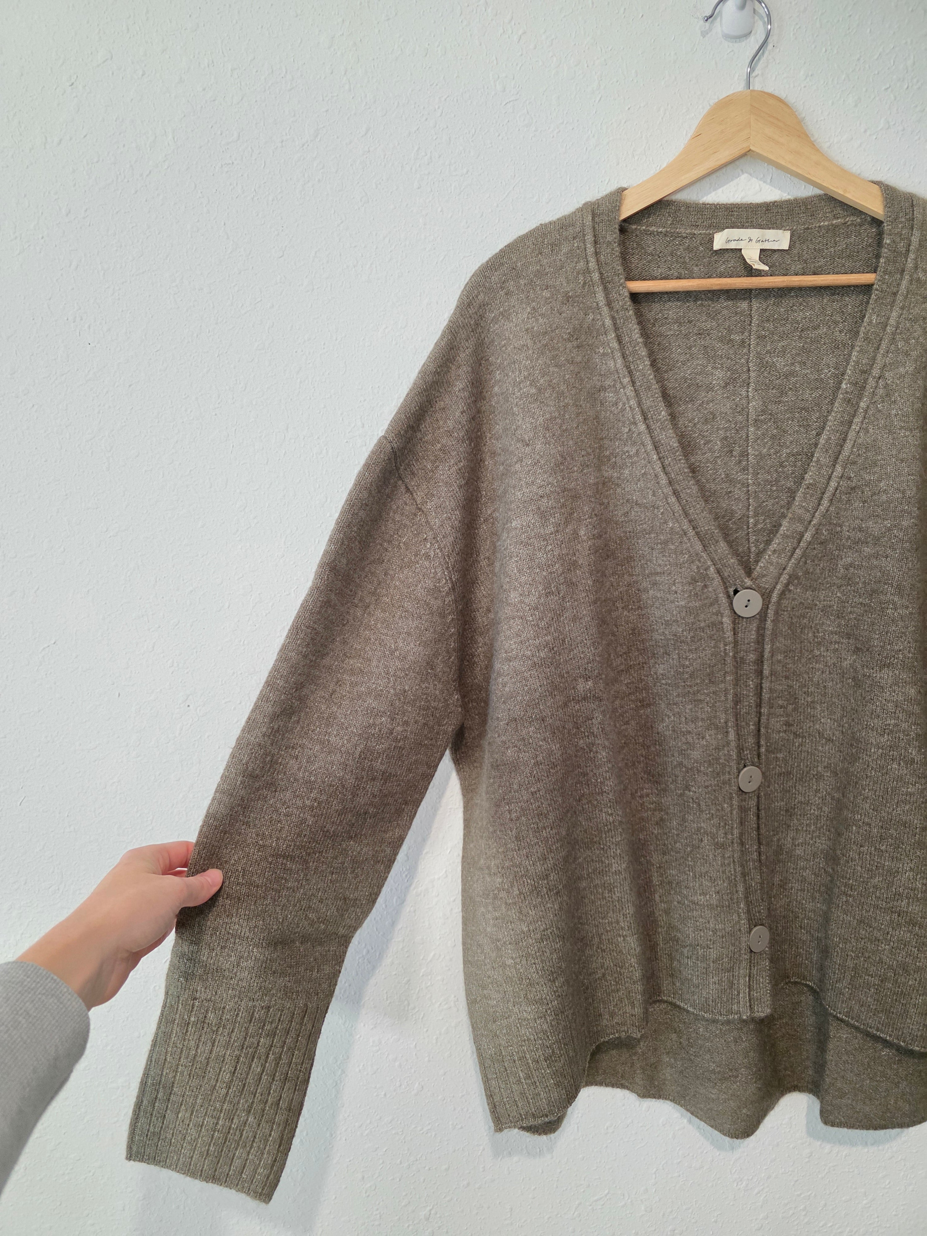 Grade & Gather Oversized Boxy Cardigan (L)