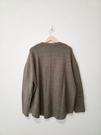 Grade & Gather Oversized Boxy Cardigan (L)