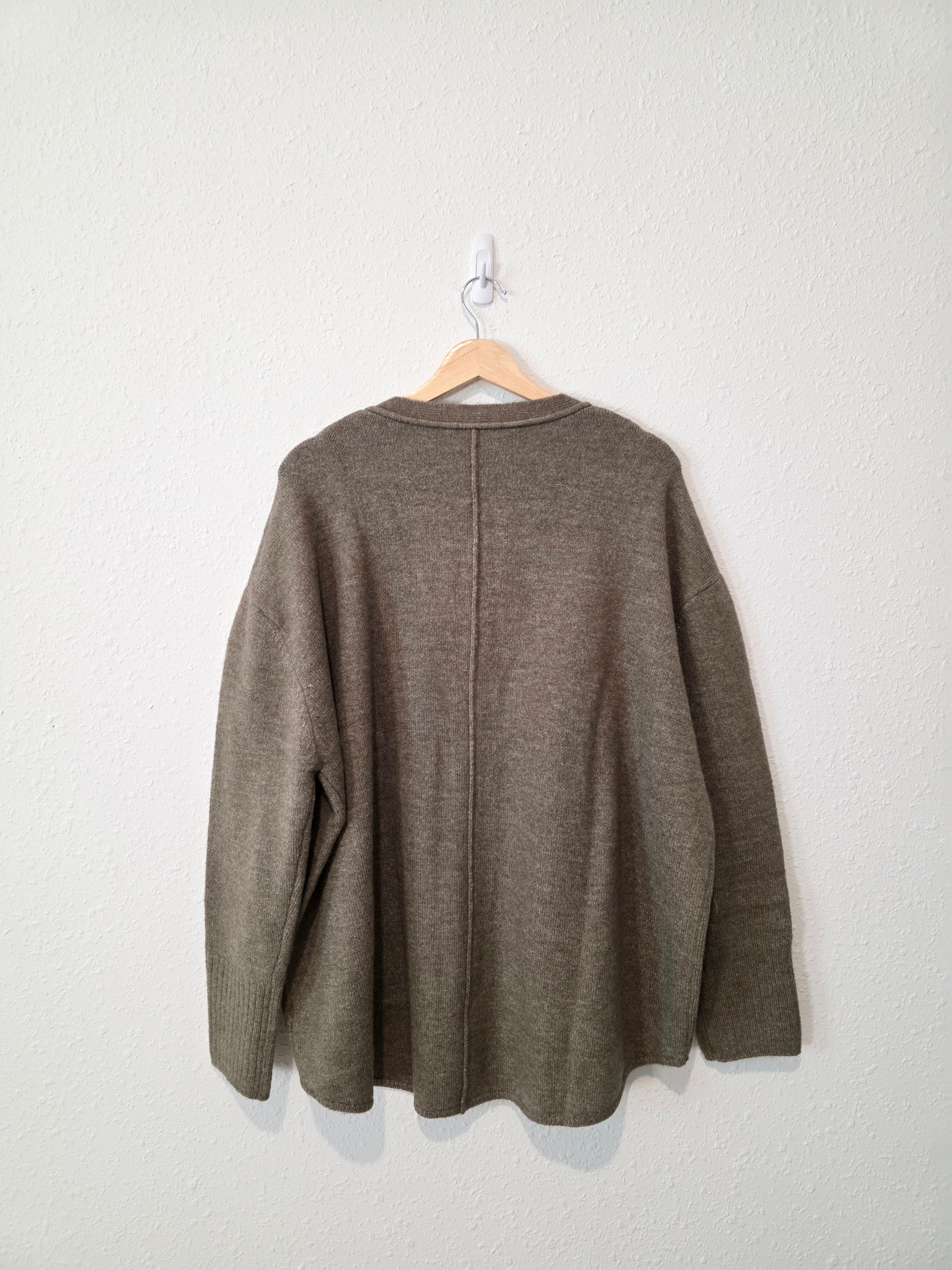 Grade & Gather Oversized Boxy Cardigan (L)