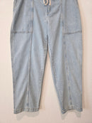 Banana Republic Tapered Tie Waist Jeans (L)