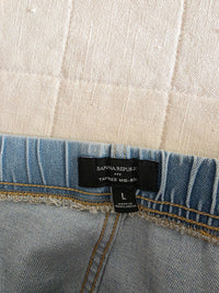 Banana Republic Tapered Tie Waist Jeans (L)