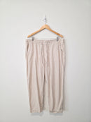Gap Linen Blend Easy Pants (XL)