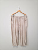 Gap Linen Blend Easy Pants (XL)