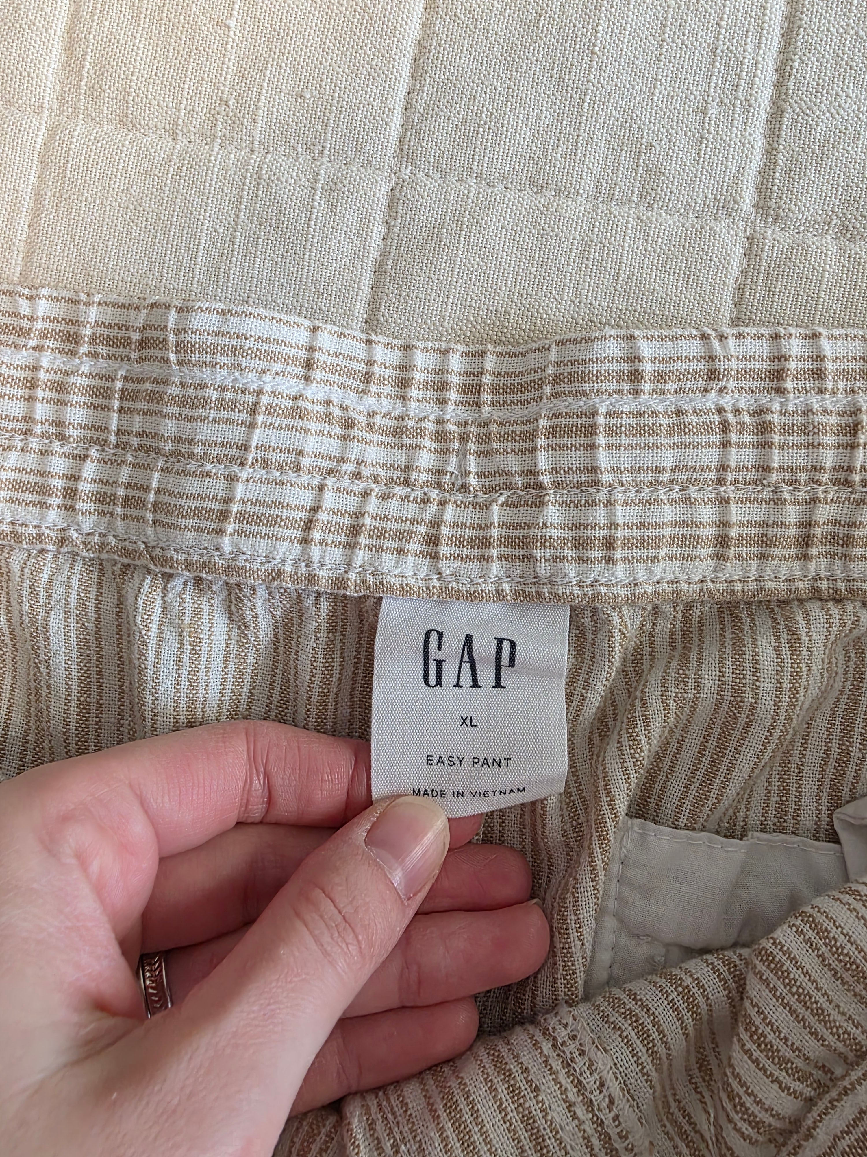 Gap Linen Blend Easy Pants (XL)