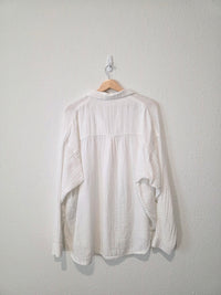 Oversized Cotton Button Up (M)
