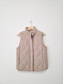 Quilted Zip Up Vest (S)