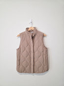 Quilted Zip Up Vest (S)