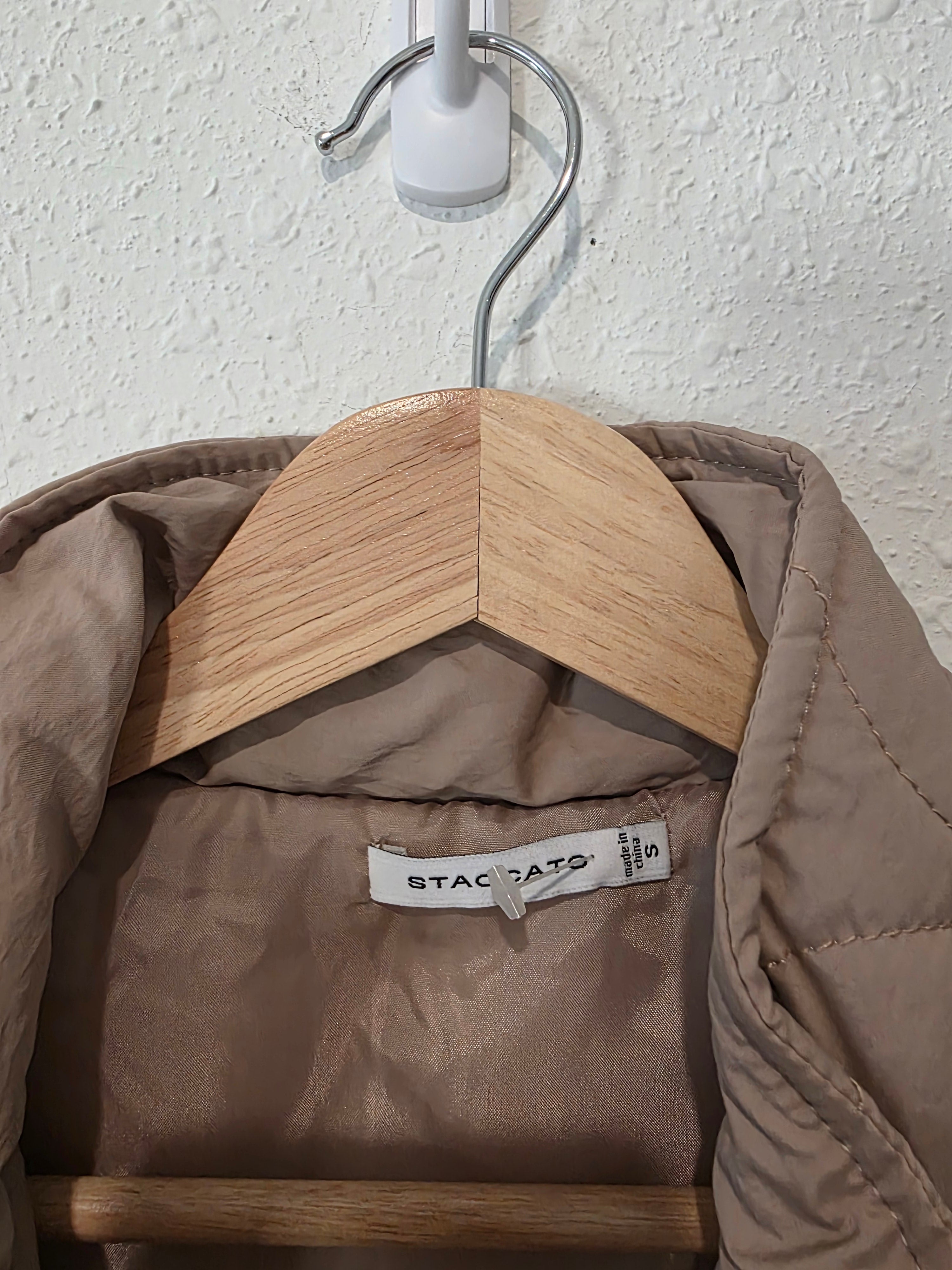 Quilted Zip Up Vest (S)