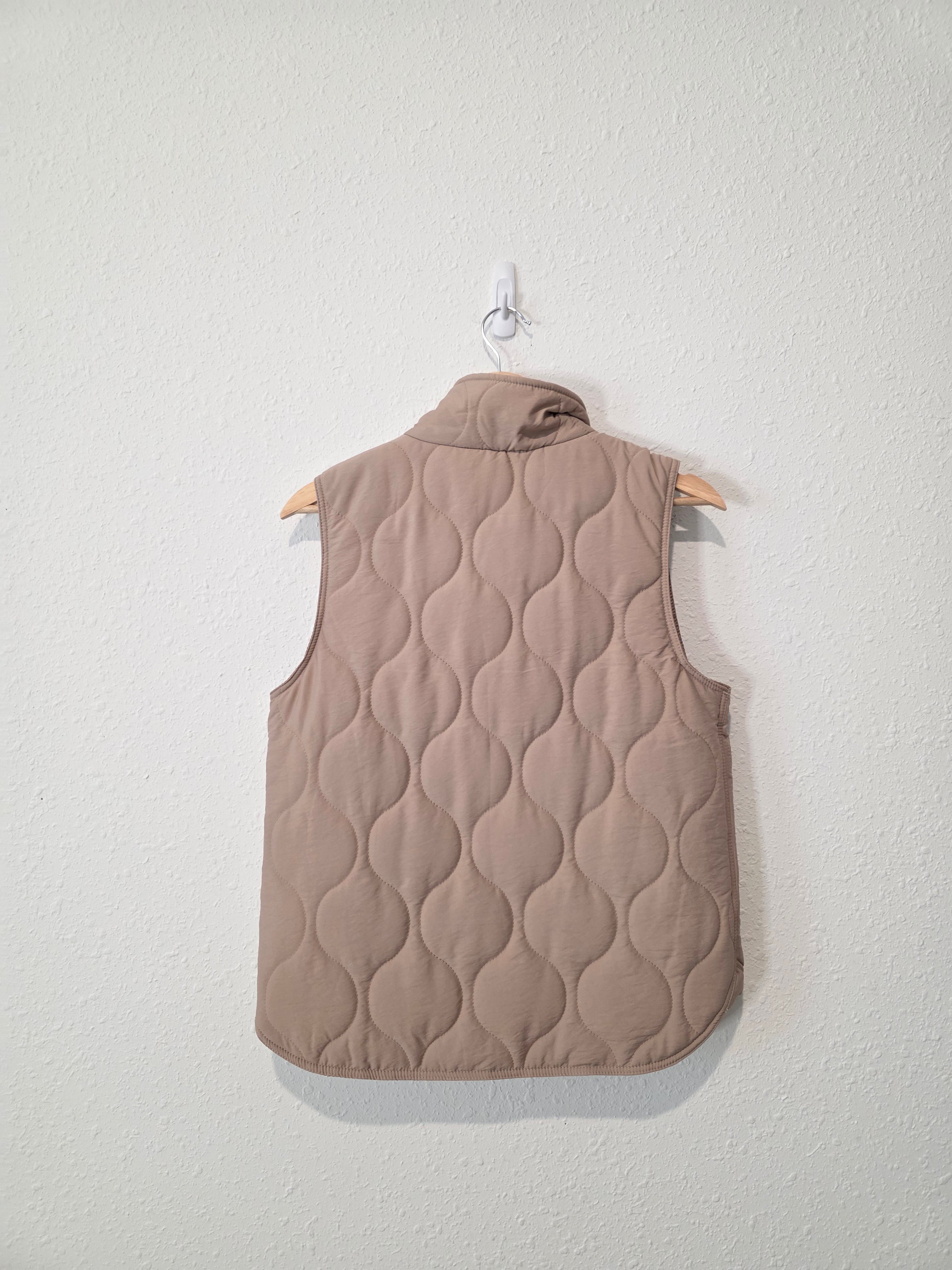 Quilted Zip Up Vest (S)