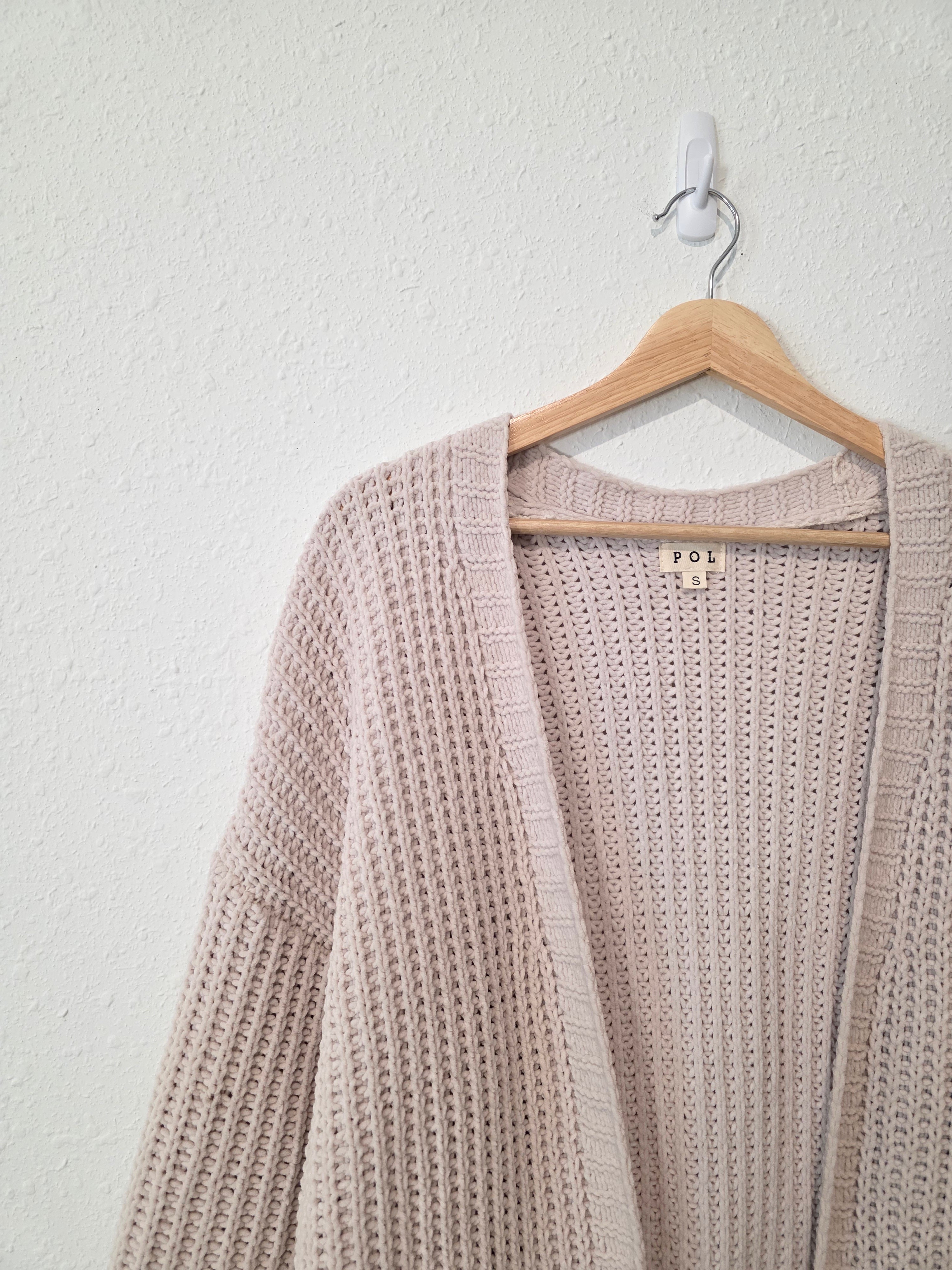 POL Cozy Chenille Cardigan (S)