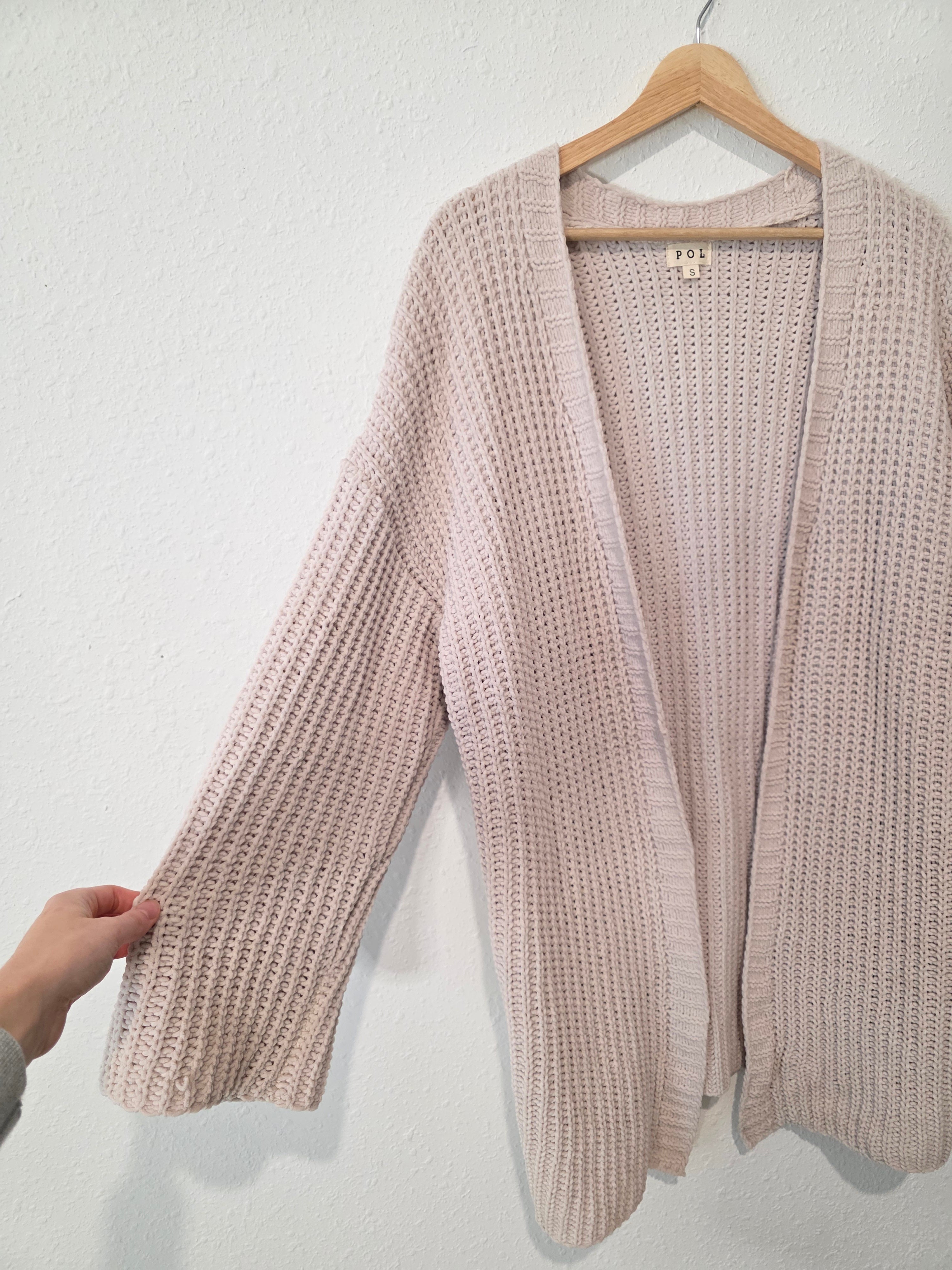 POL Cozy Chenille Cardigan (S)