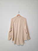 Aerie Cotton Gauze Button Up (S)