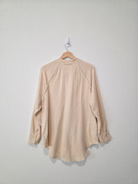 Aerie Cotton Gauze Button Up (S)