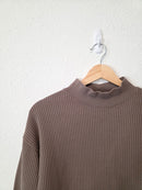 Gap Waffle Mockneck Top (M)