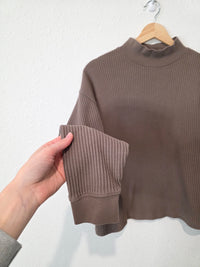 Gap Waffle Mockneck Top (M)