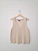 Gap Cream Cotton Sweater Tank (SP)