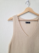 Gap Cream Cotton Sweater Tank (SP)