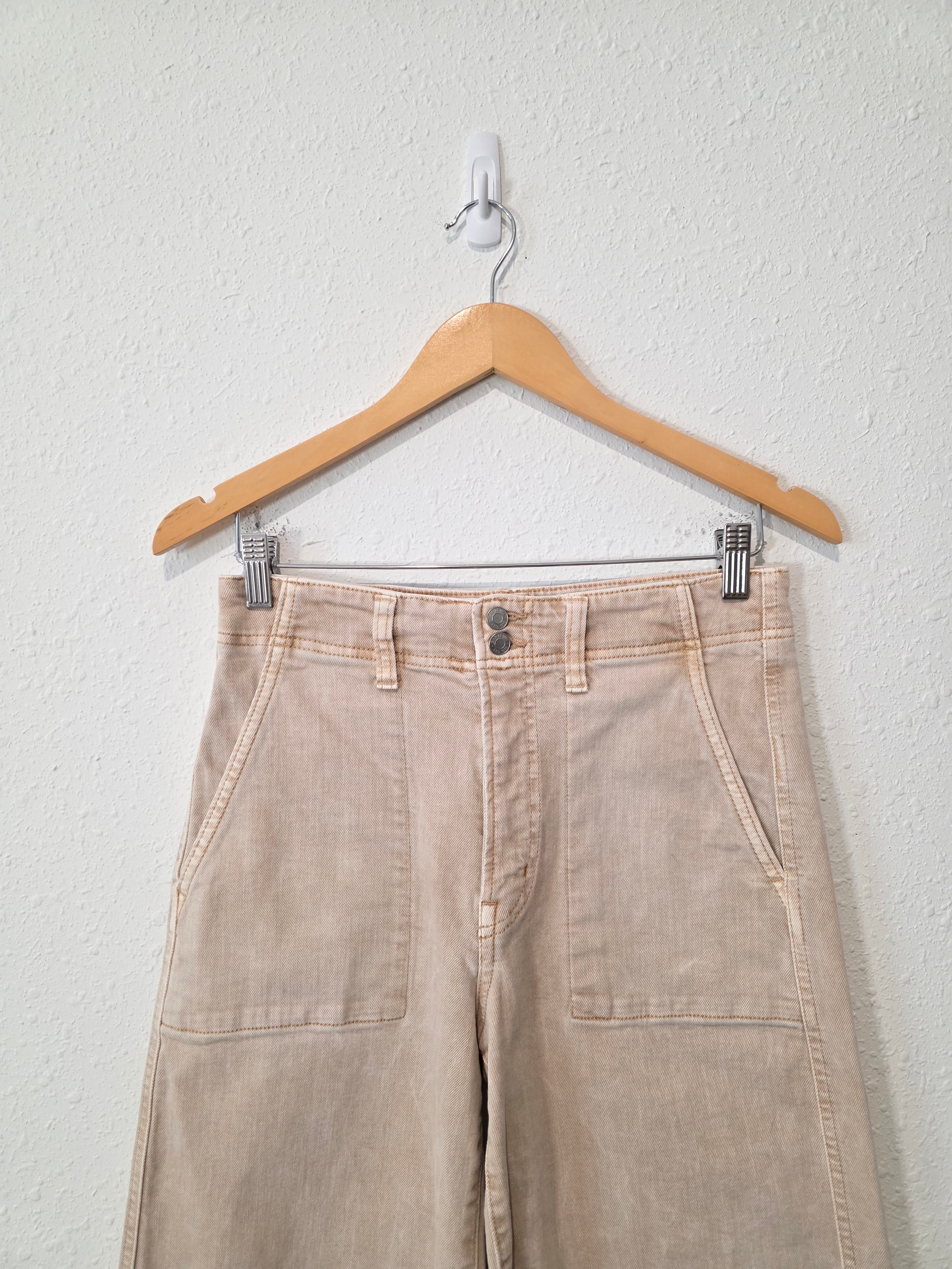 Gap Neutral Wide Leg Jeans (6/28)