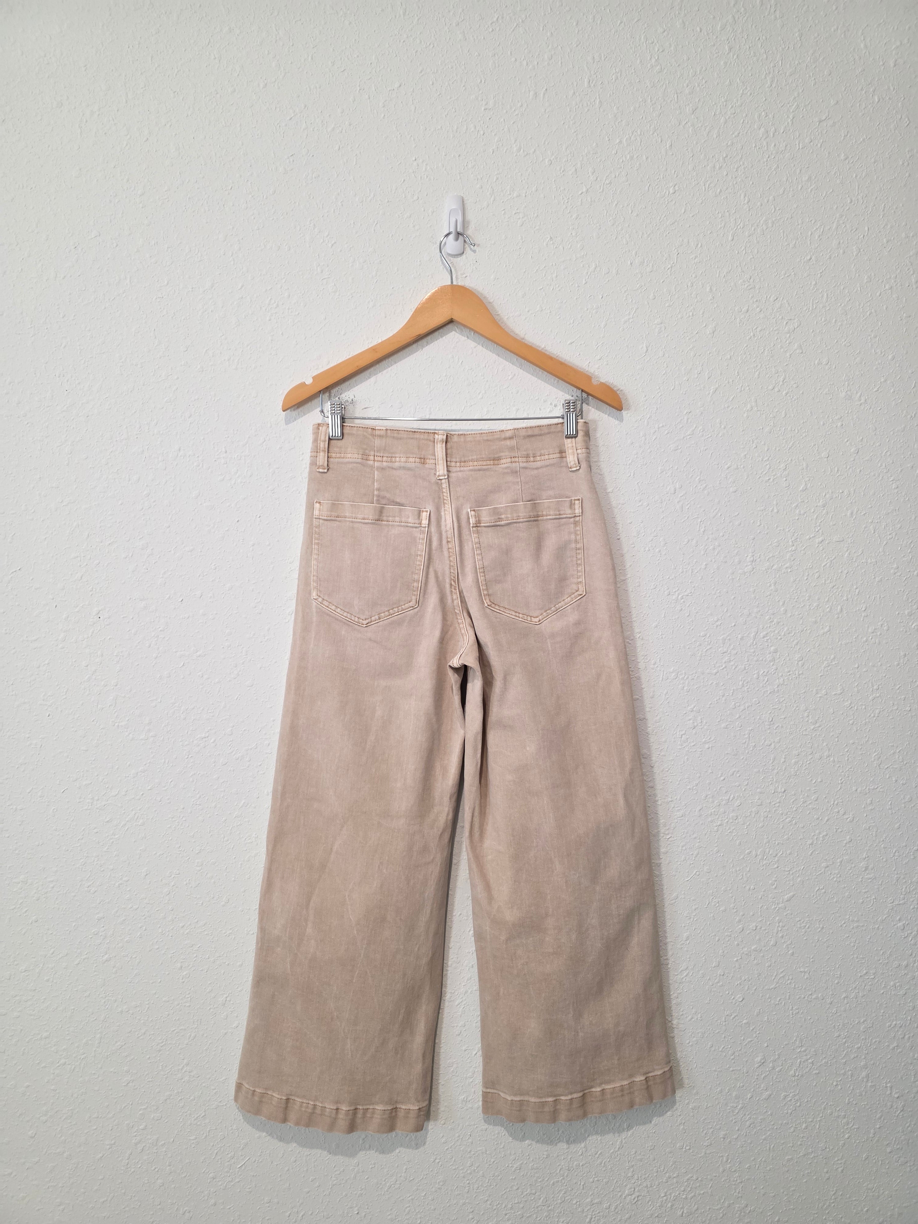 Gap Neutral Wide Leg Jeans (6/28)