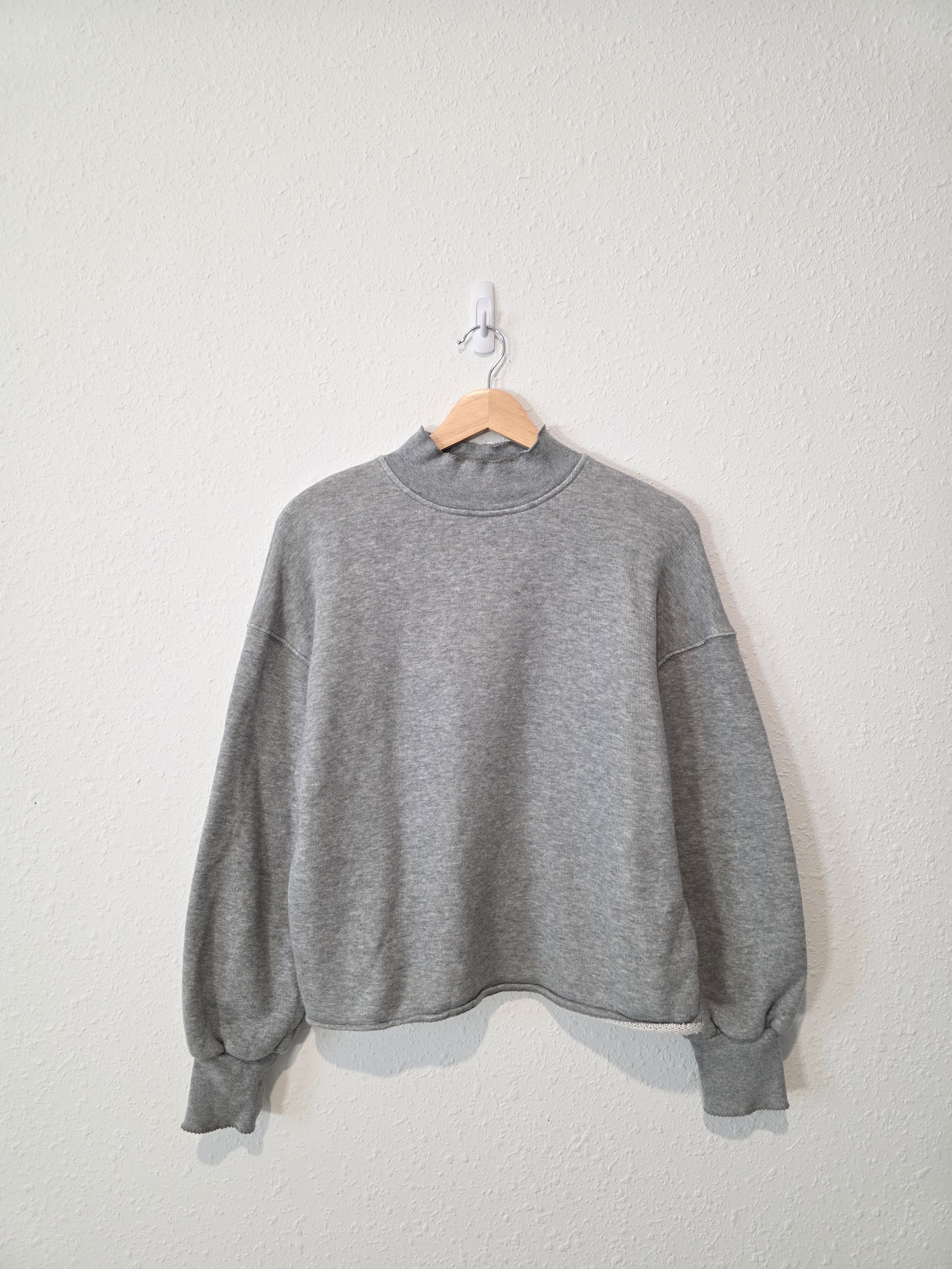 J.Crew Mockneck Boxy Sweatshirt (S)