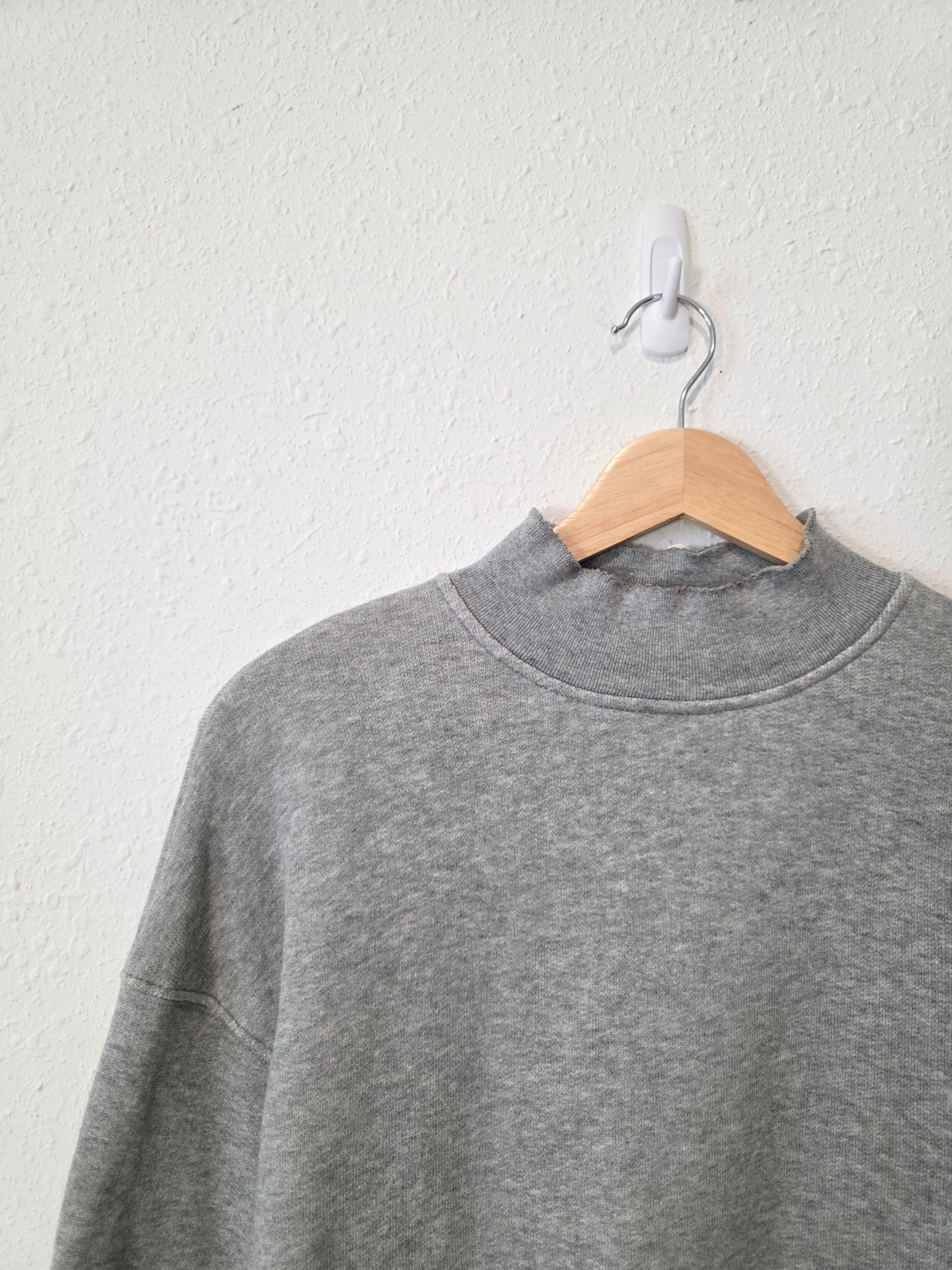J.Crew Mockneck Boxy Sweatshirt (S)