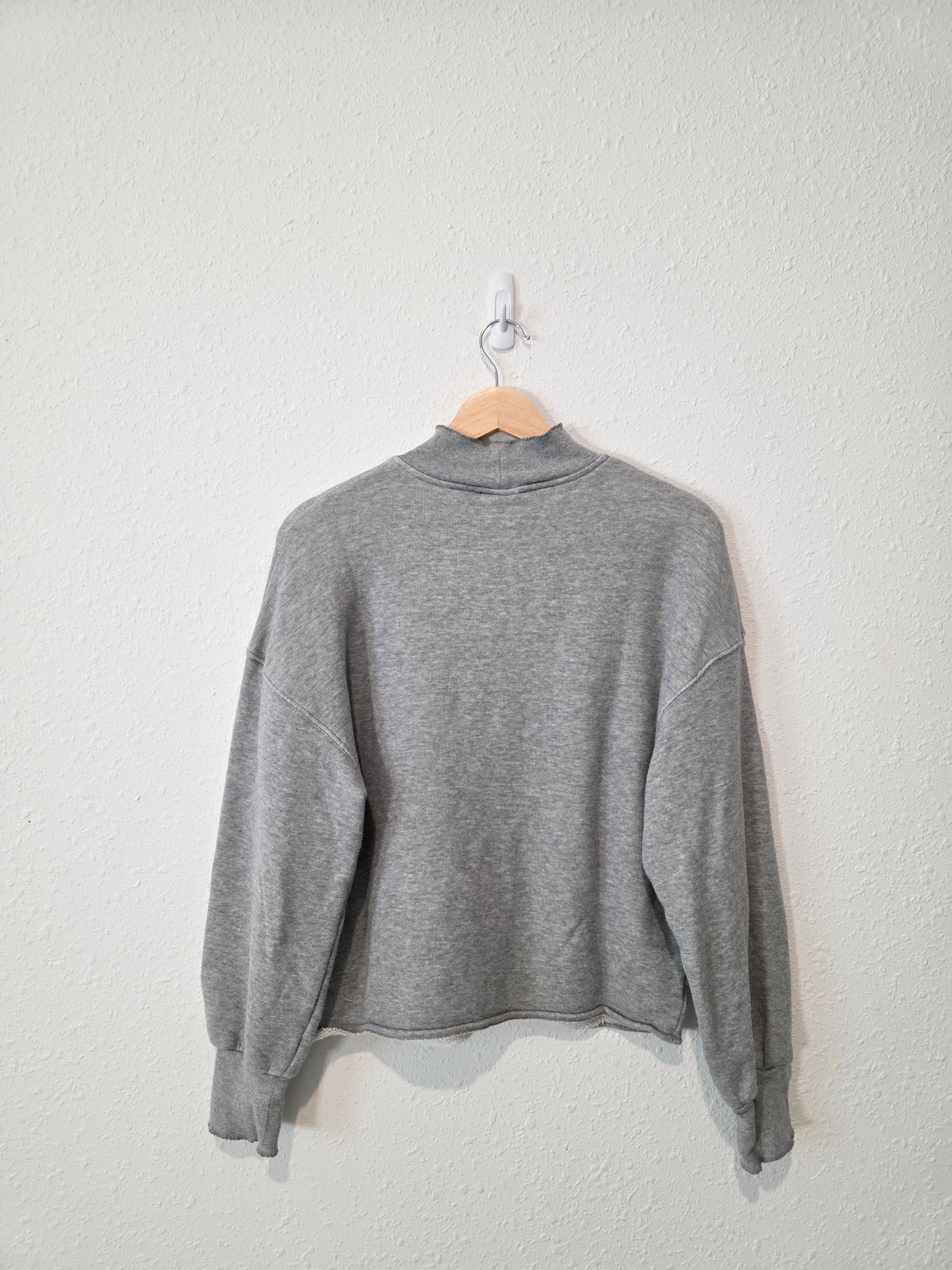 J.Crew Mockneck Boxy Sweatshirt (S)