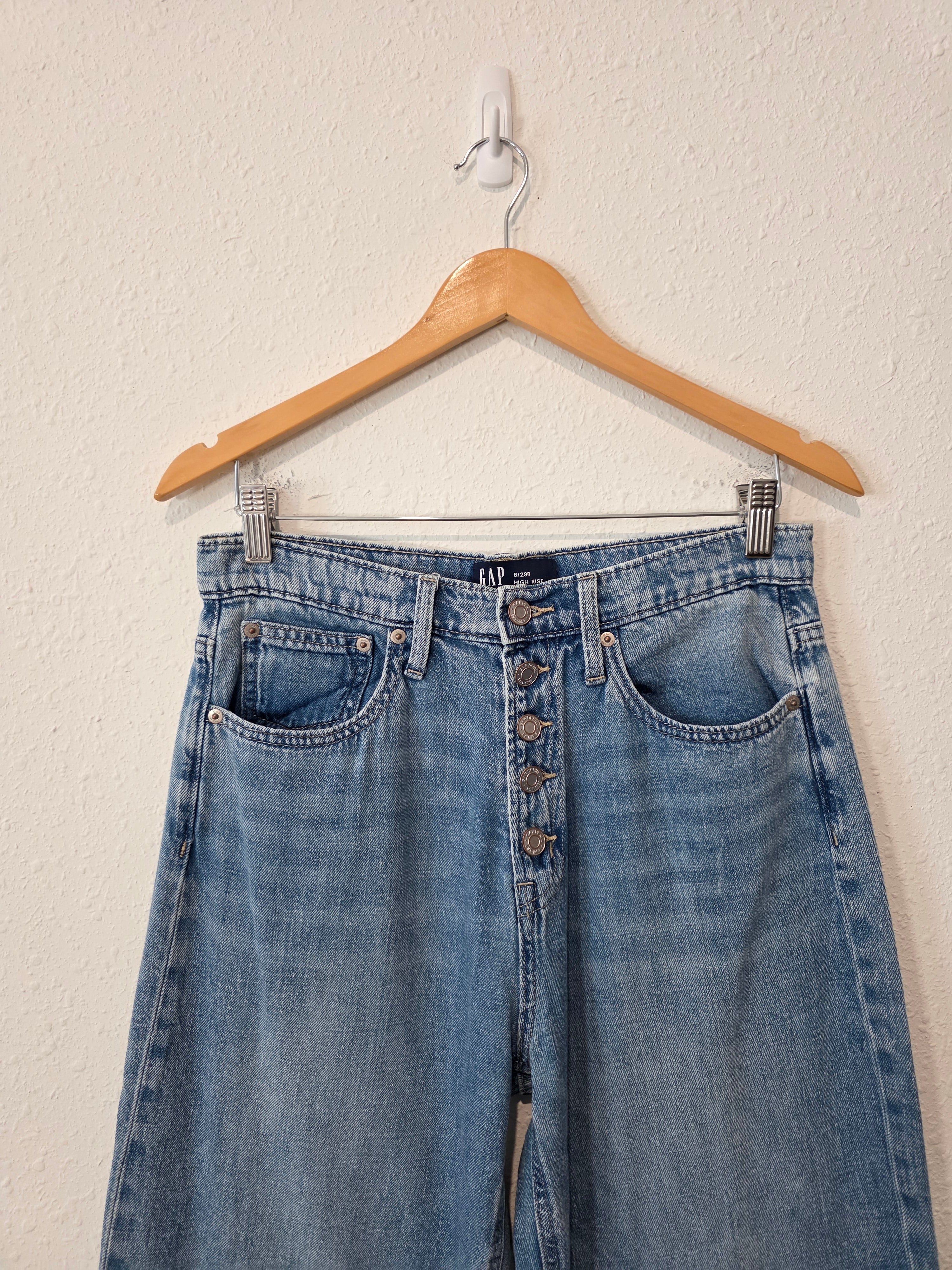 Gap High Rise Wide Leg Jeans (8/29)
