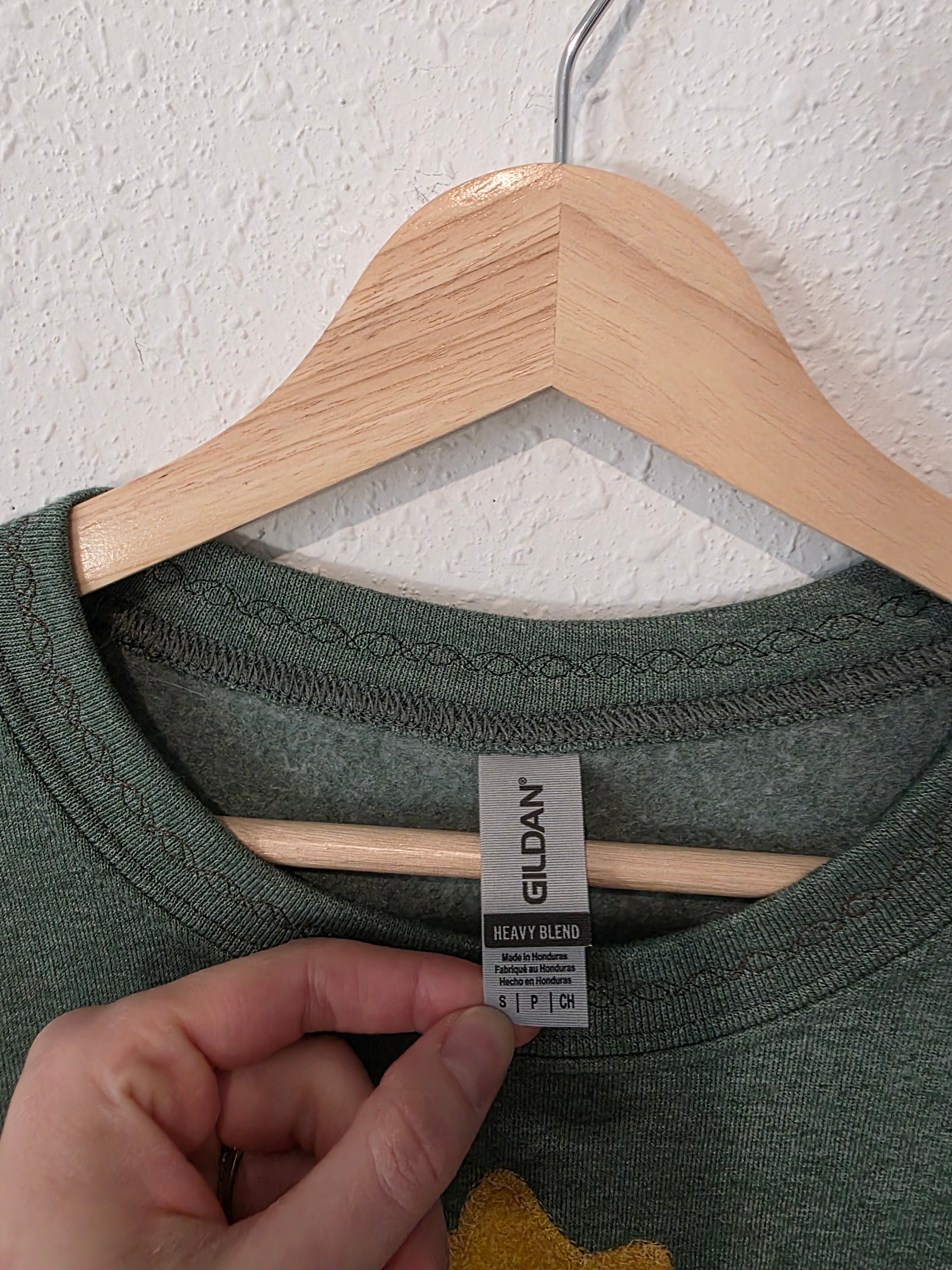 Sunflower Handstitched Crew Sweatshirt (S)