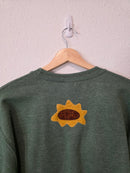 Sunflower Handstitched Crew Sweatshirt (S)