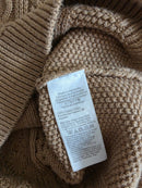 J.Crew Brown Cable Knit Cotton Sweater (M)