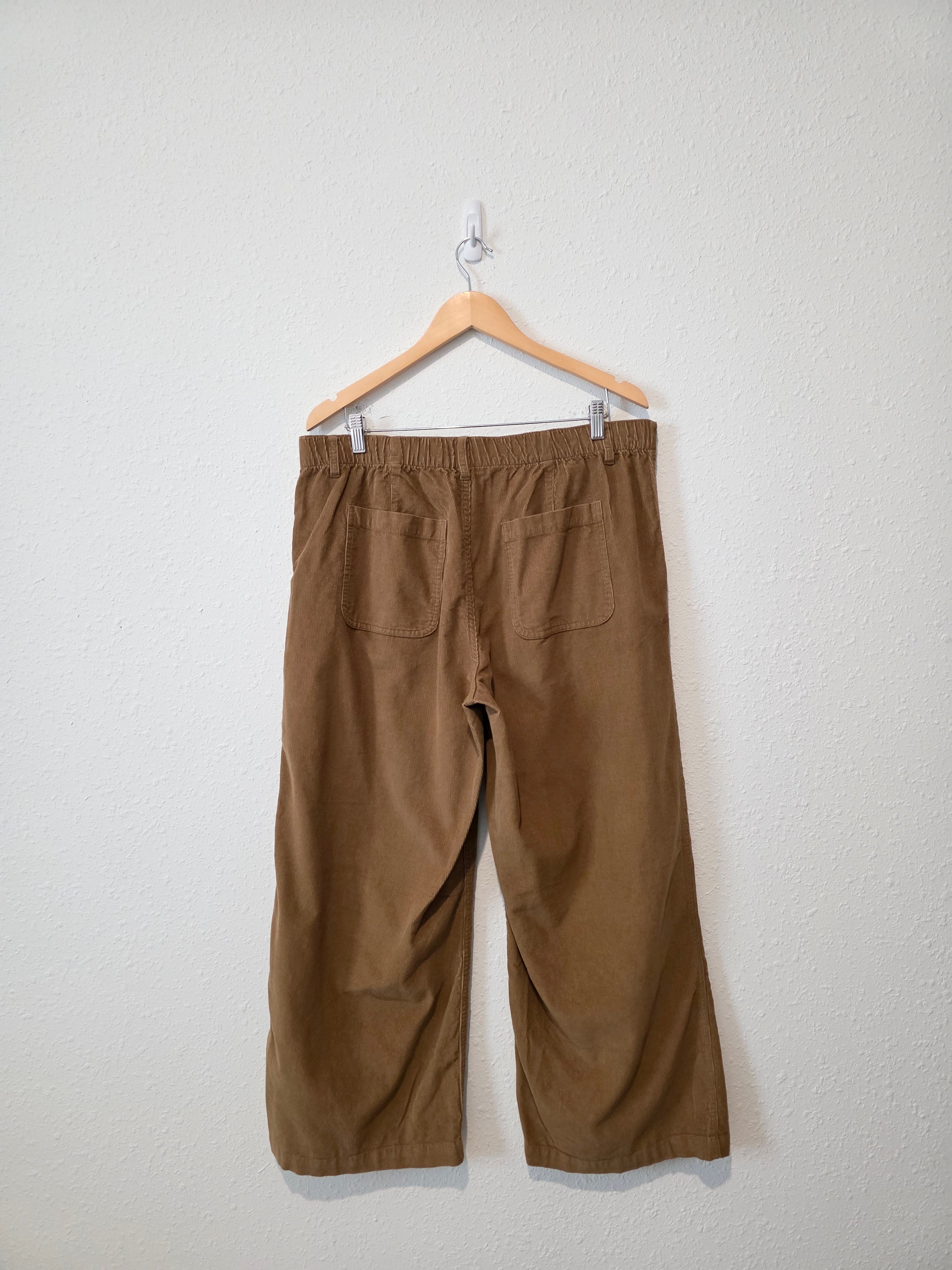 Toad & Co Wide Leg Corduroy Pants (XL)