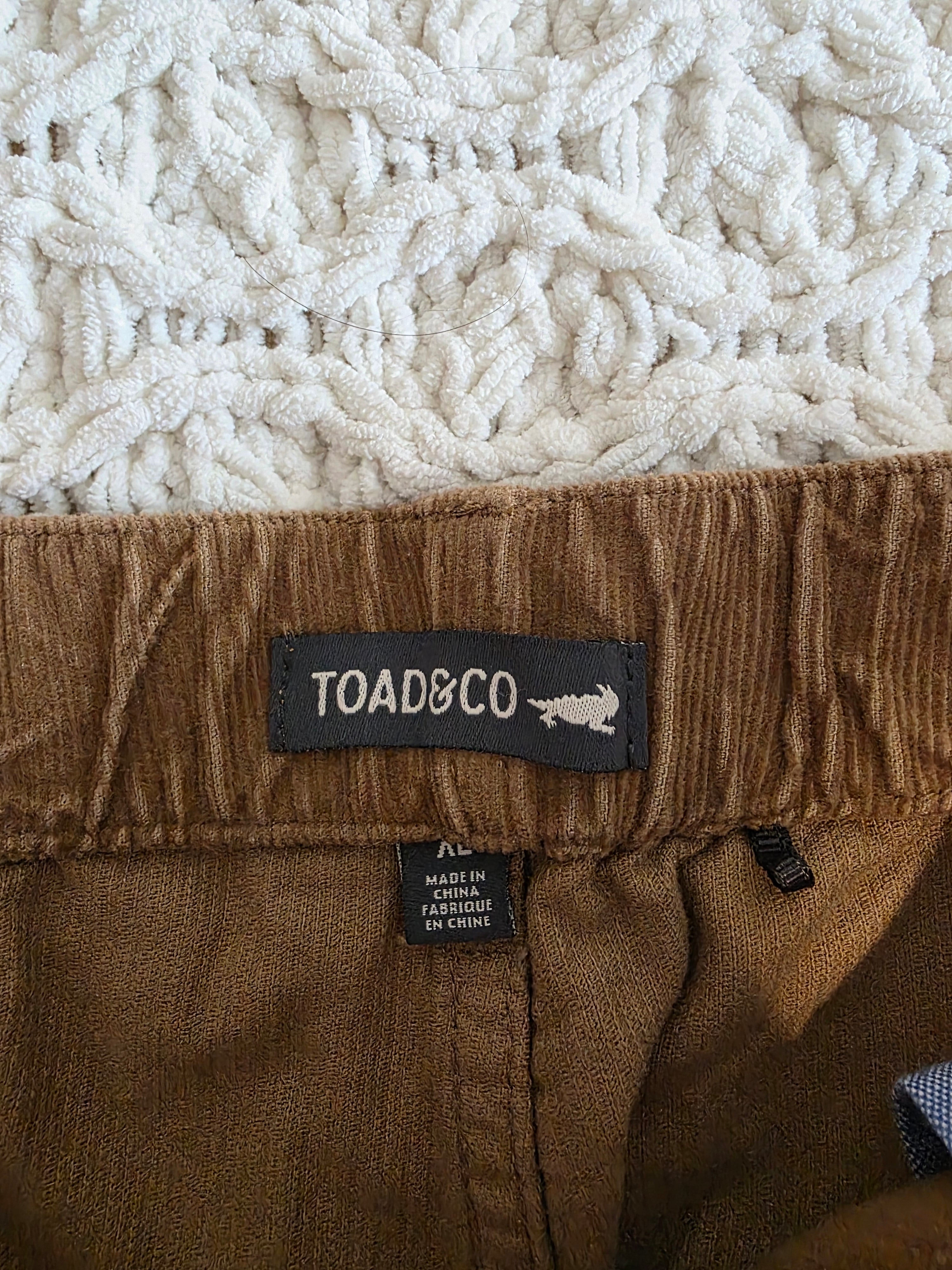 Toad & Co Wide Leg Corduroy Pants (XL)