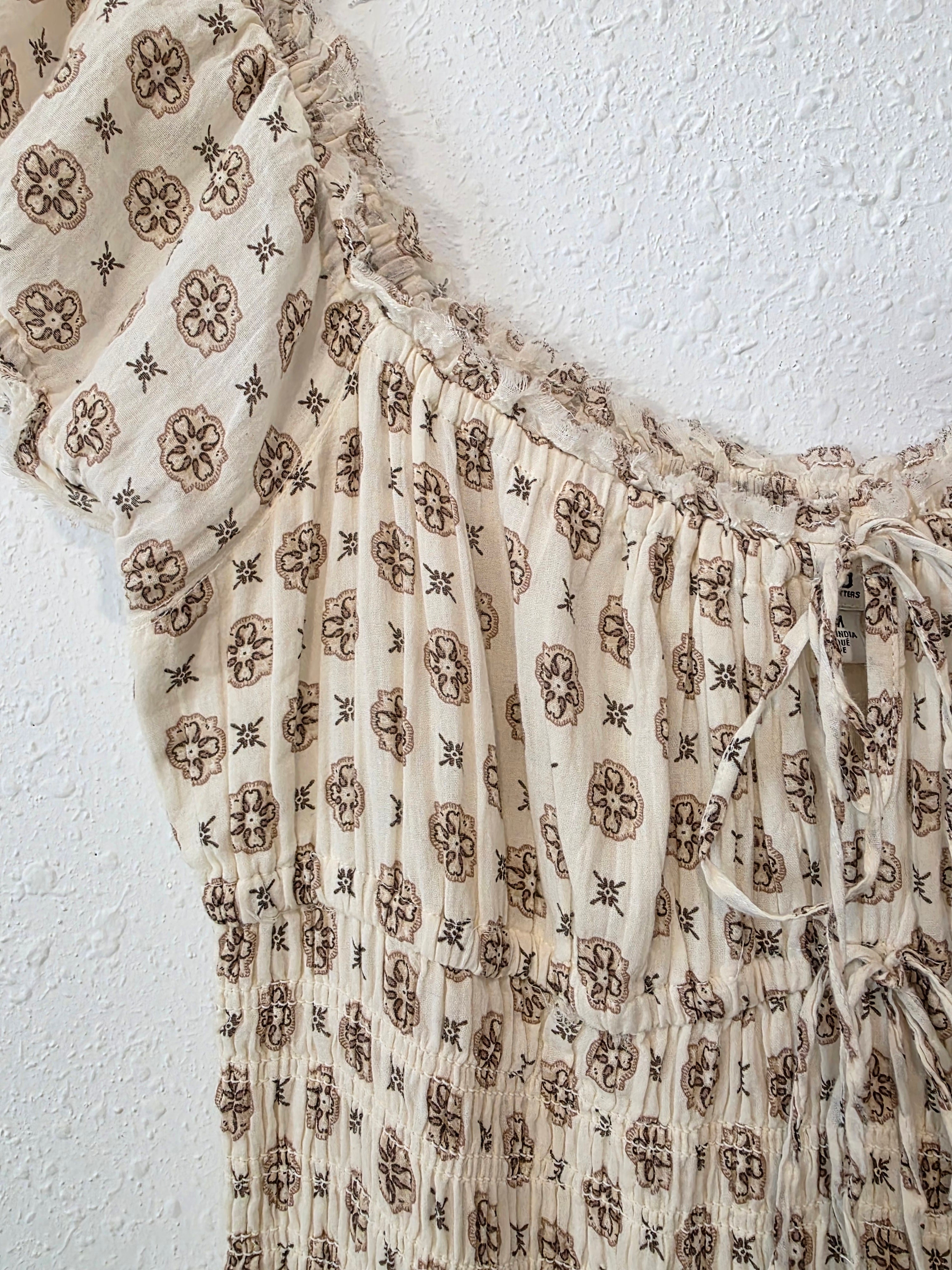 BDG Boho Patterned Maxi Dress (M)