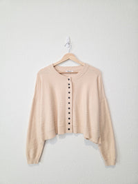Madewell Cream Boxy Sweater (M)