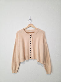 Madewell Cream Boxy Sweater (M)