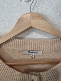 Madewell Cream Boxy Sweater (M)