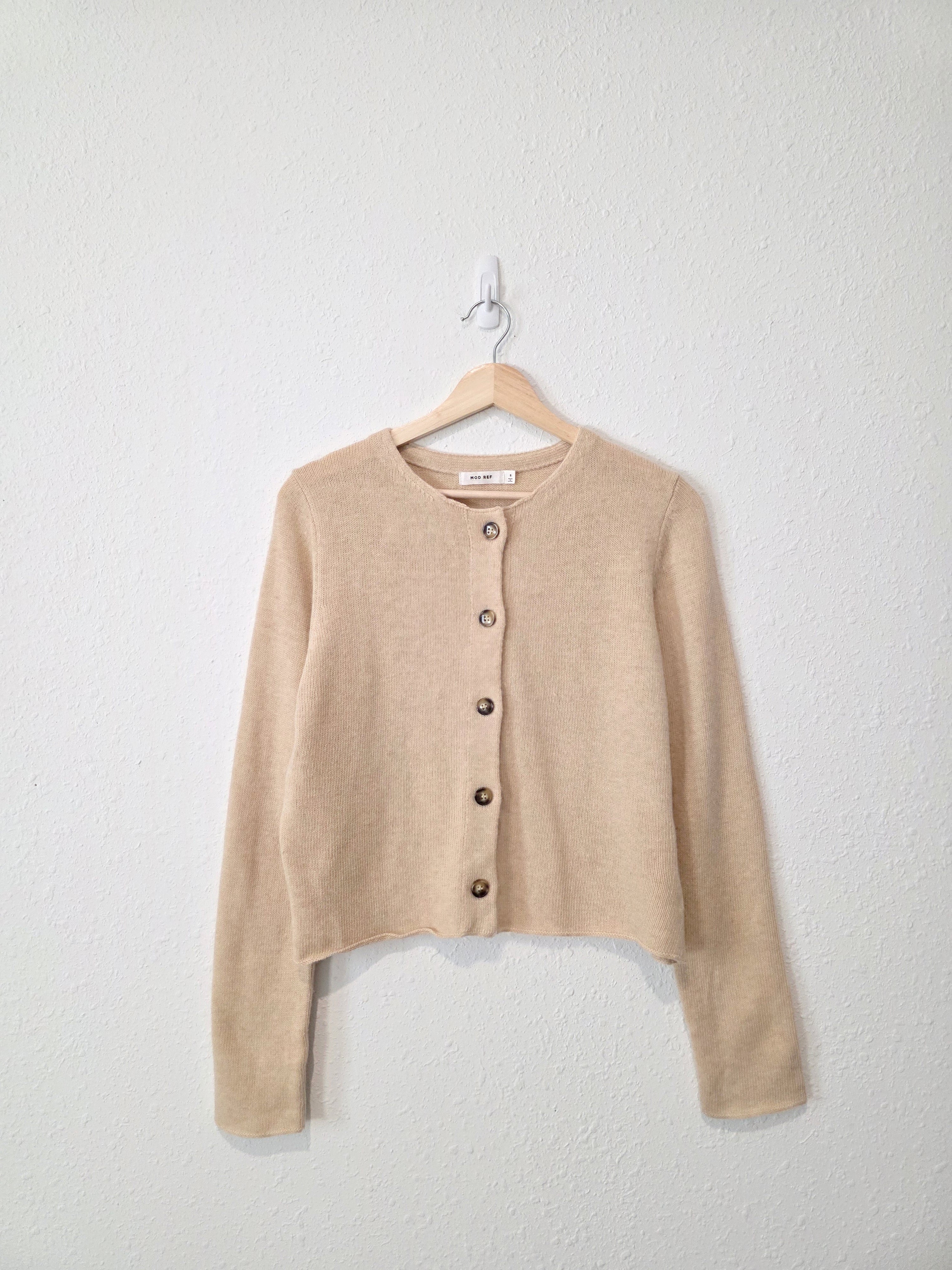 Mod Ref Neutral Button Up Sweater (S)