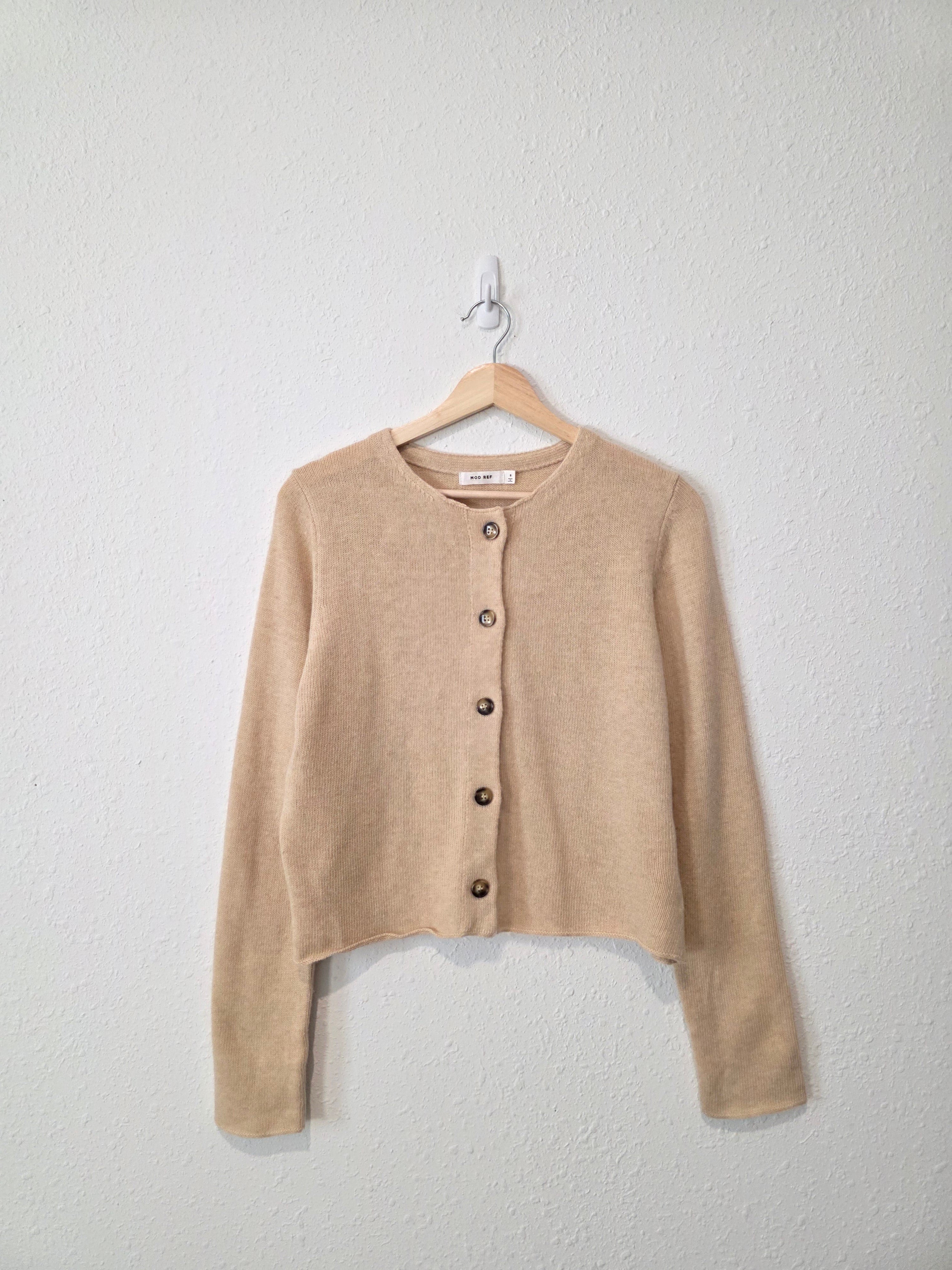 Mod Ref Neutral Button Up Sweater (S)