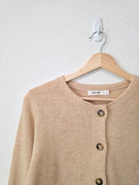 Mod Ref Neutral Button Up Sweater (S)