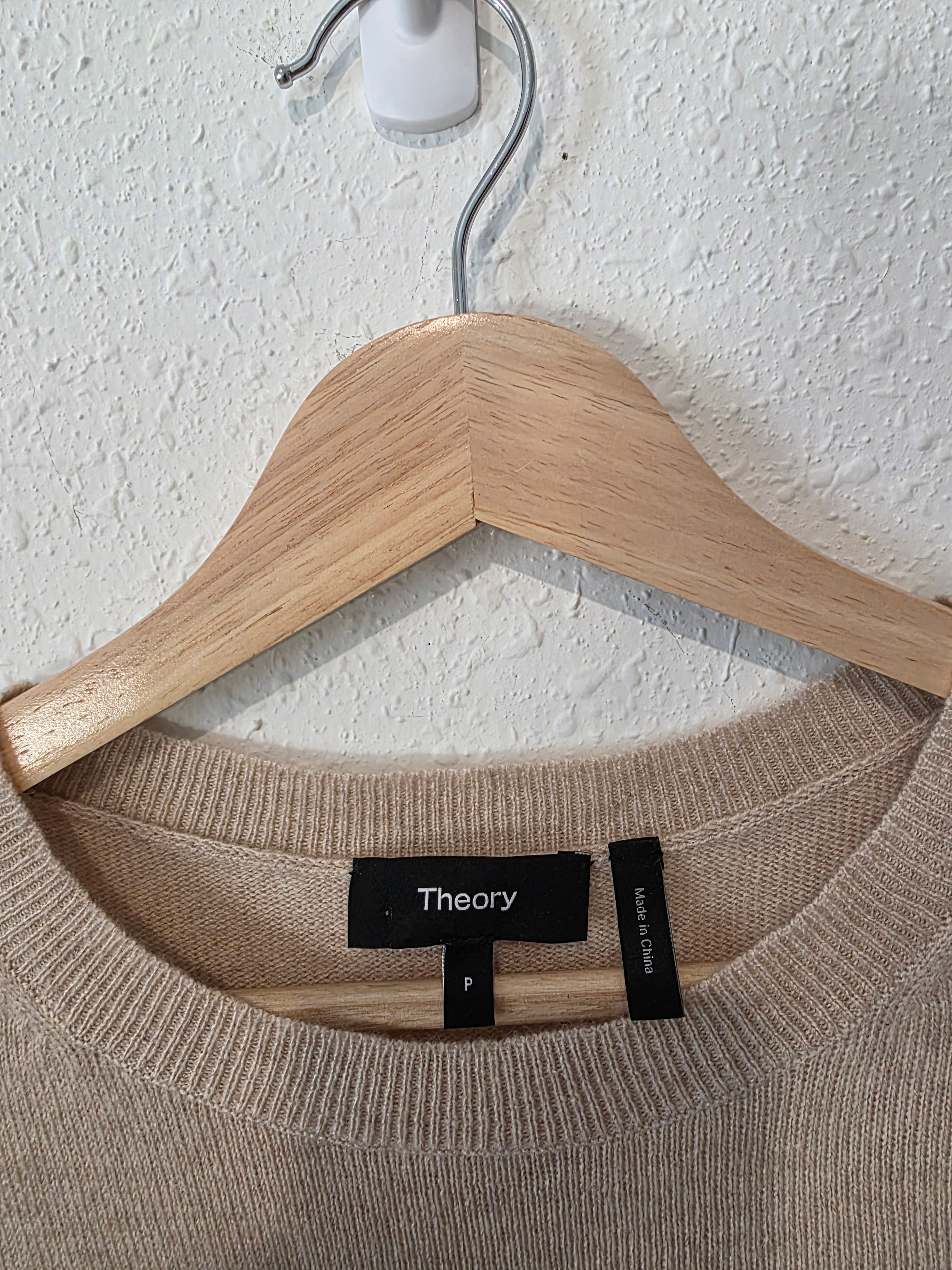 Theory Cashmere Sweater Tee (XS/S)