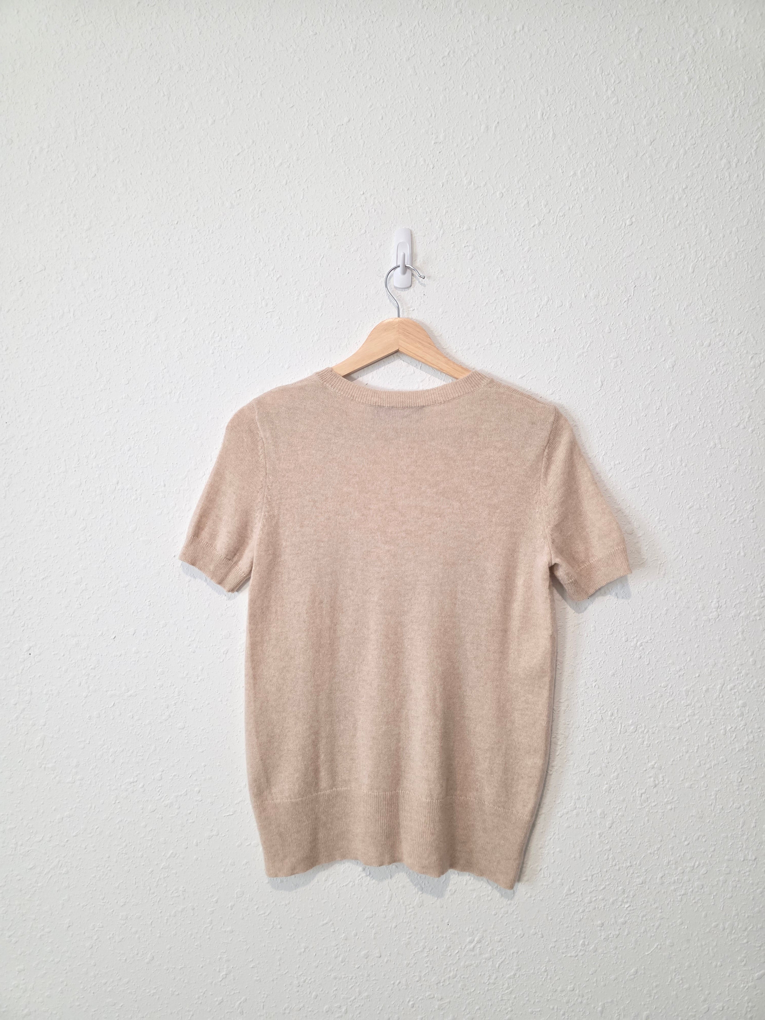 Theory Cashmere Sweater Tee (XS/S)