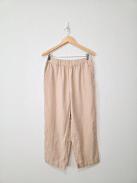 Quince Neutral Linen Pants (M)